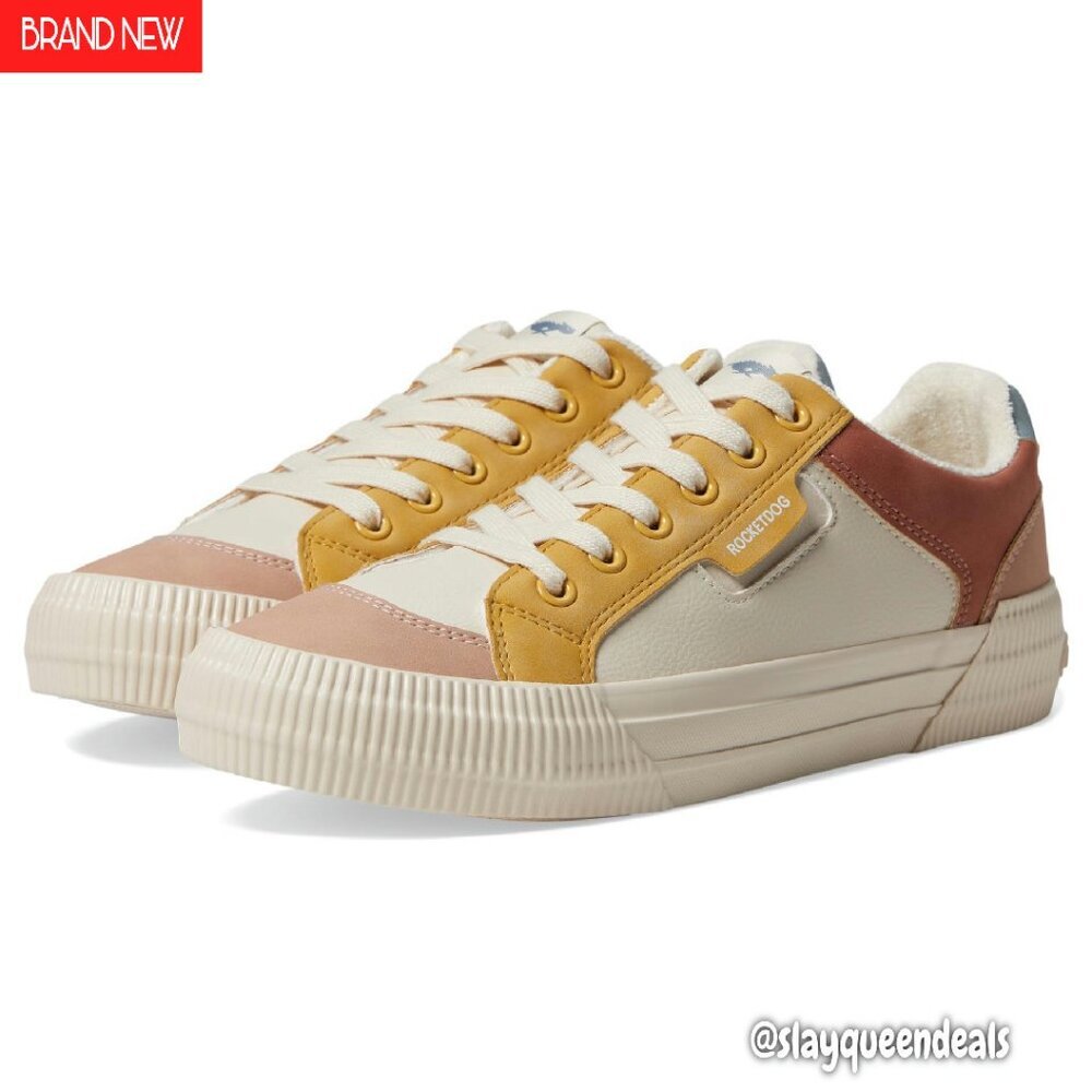 Women's Plush Foam Platform Sneakers Size 8 Comfort Casual Shoes